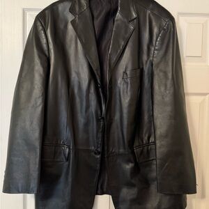 Stafford Black Leather Jacket